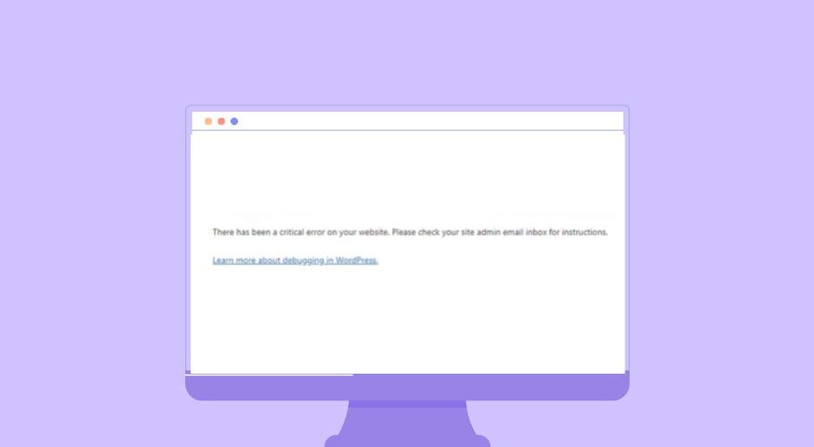 WordPress Es gab einen kritischen Fehler auf deiner Website